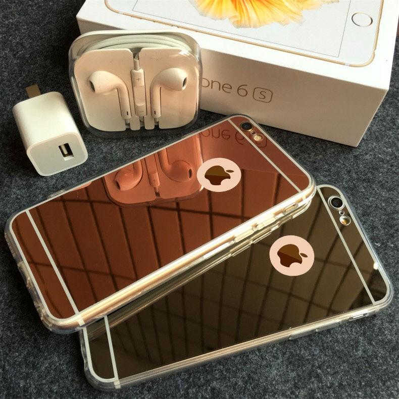 [HCM]Ốp lưng Iphone tráng gương silicon