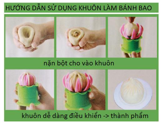 [HCM] Bộ 2 Khuôn tự làm bánh bao