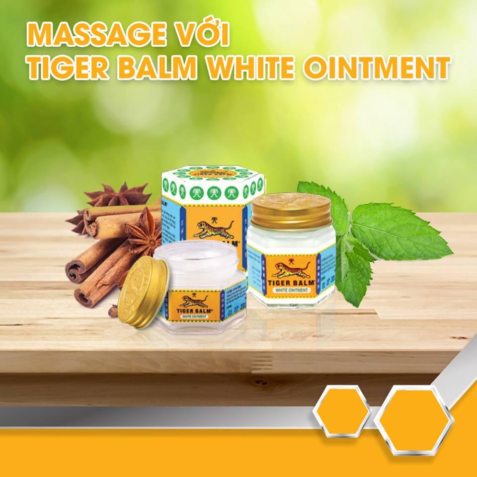 Dầu con cọp Tiger balm white 19,4g
