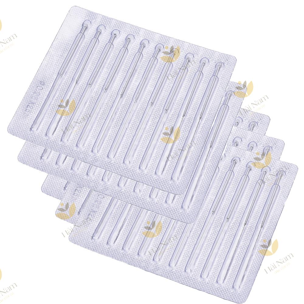 Combo 5 hộp Kim châm cứu số 10 dạng vỉ 