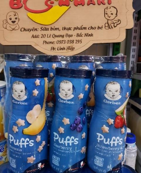Bánh ăn dặm non gmo  Gerber cho bé