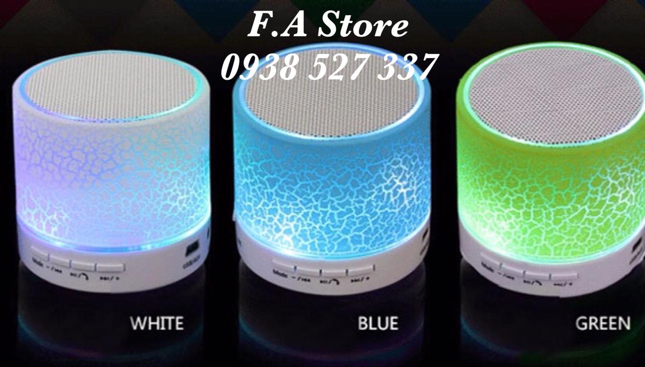 Loa bluetooth mini đen led đổi 7 màu giá rẻ