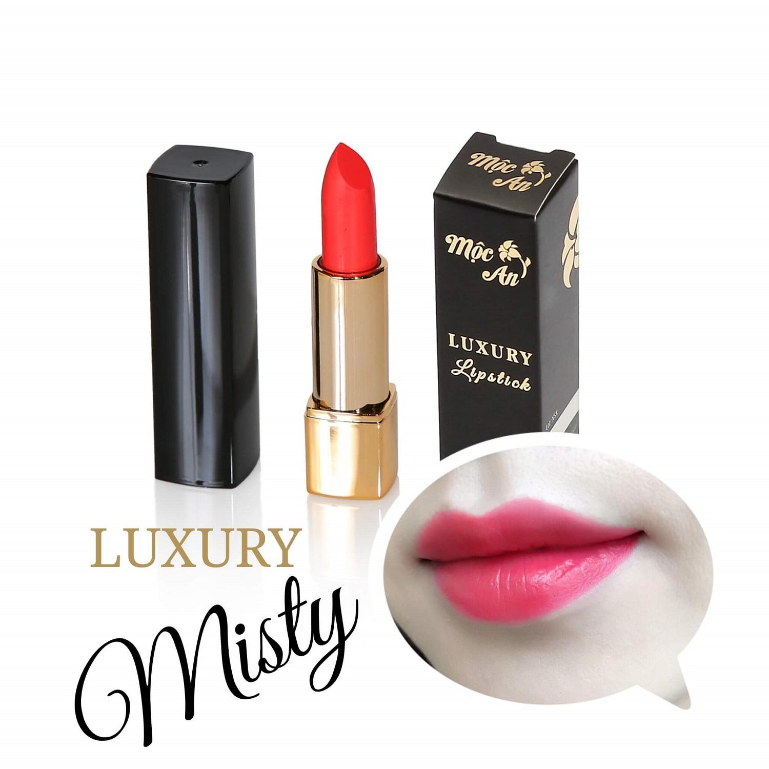 Son Môi Lì Bền Màu Luxury Mộc An 12 màu