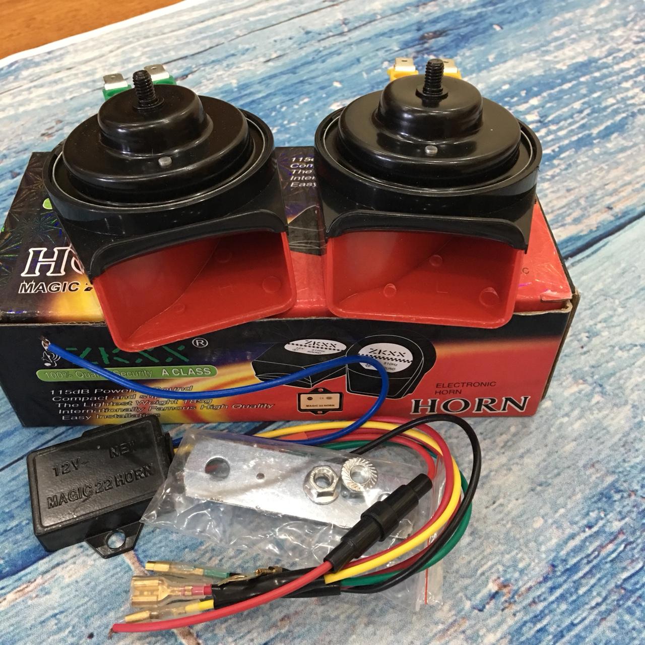 Còi ngân ô tô xe máy còi ngân 8 tiếng 12V còi ngân âm thanh to - Kòi xe máy phu tung xe máy âm thanh lớn