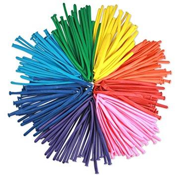 100 chiếc bong bóng giun loại dài, kèm 1 bơm bong bóng/ Bong bóng tạo hình nghệ thuật 88k