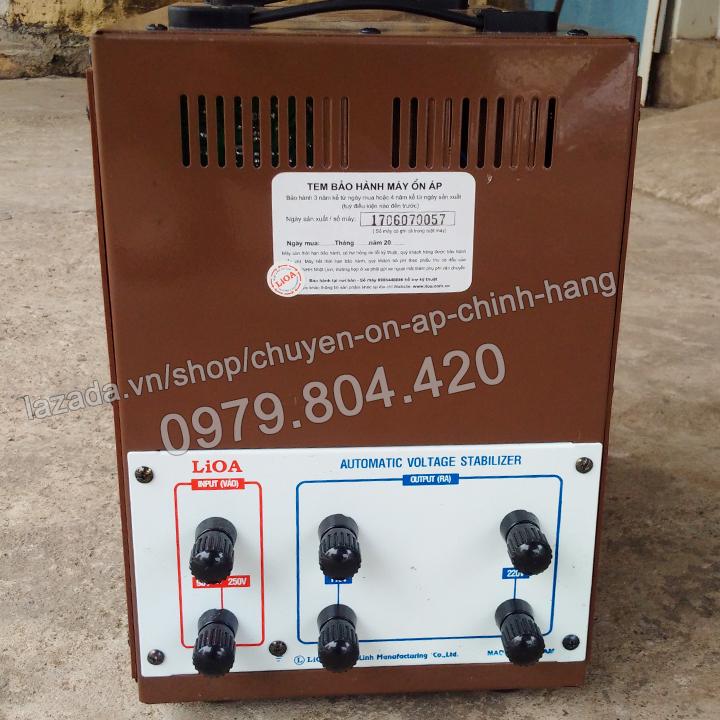 Ổn Áp Lioa 10KVA 1 Pha Dải 90-250V, 10.000-DRI  Bảo Hành 4 Năm