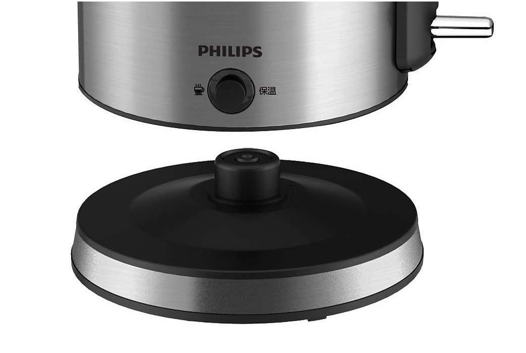 Ấm siêu tốc Philips HD9316 1.7L (bạc) - Hàng nhập khẩu