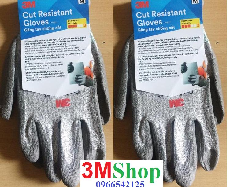 GĂNG TAY CHỐNG CẮT 3M CẤP ĐỘ 3