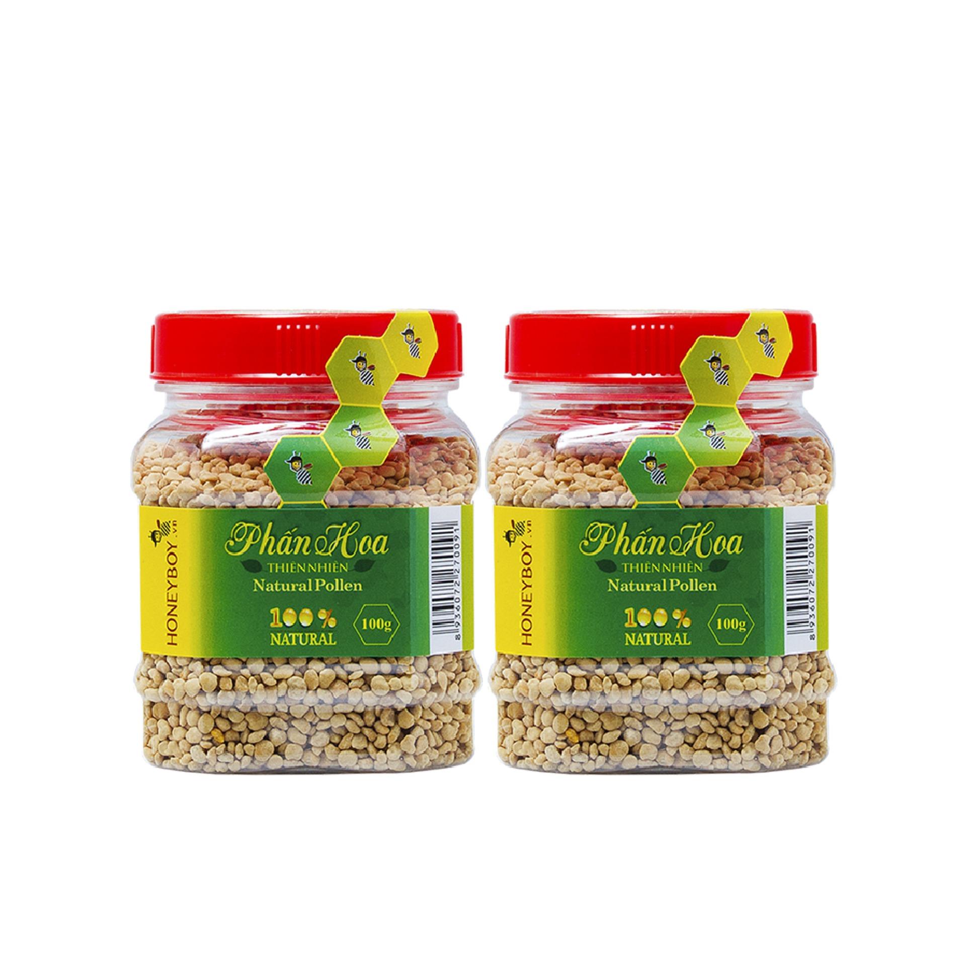 Combo 2 Phấn hoa thiên nhiên Honeyboy 100g
