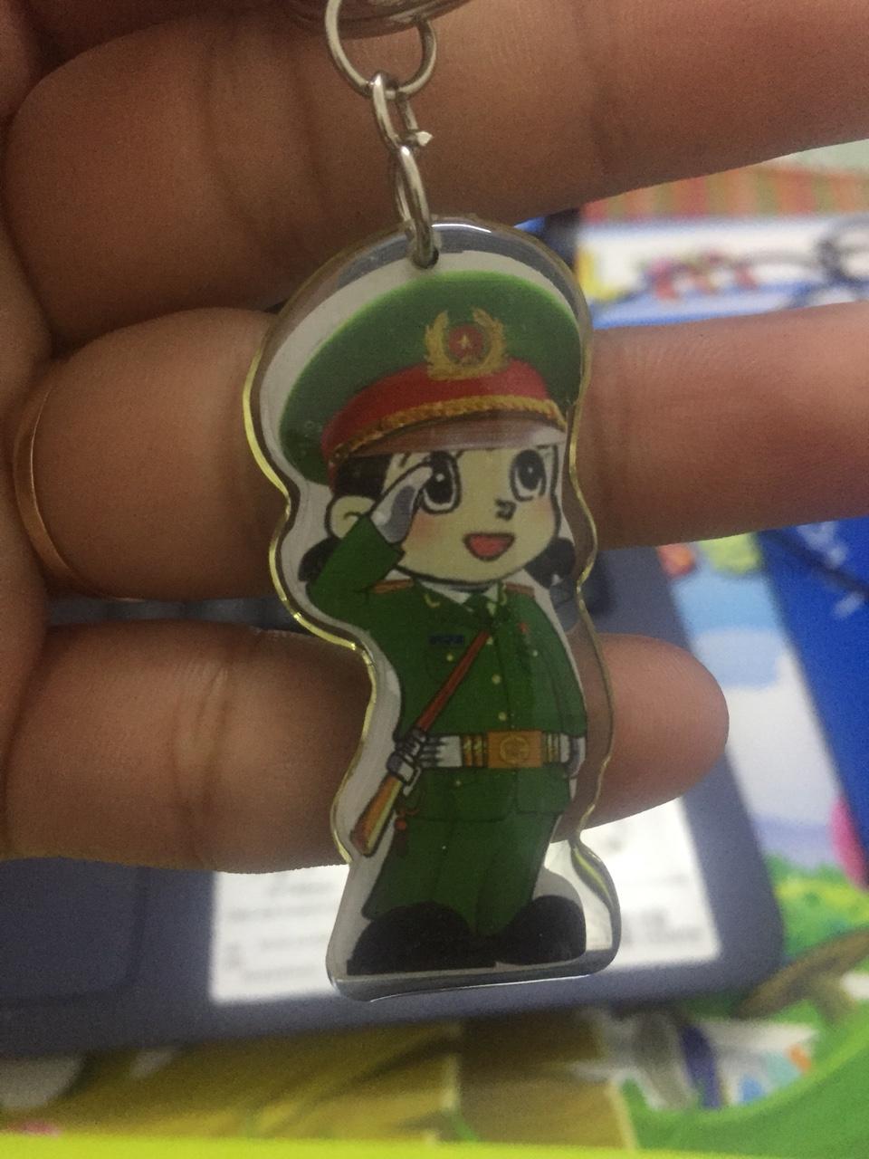 [HCM]Móc Khóa Chibi Công an - Nữ Police