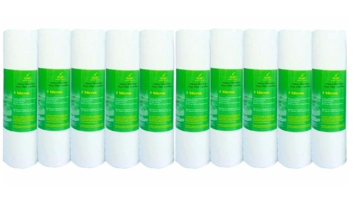 Bộ 10 Chiếc Lõi Lọc Số 1 Dành Cho Các Loại Máy Lọc Nước Ro Tiêu Chuẩn Mỹ Loại Bỏ Tất Cả Tạp Chất, Bùn Đất