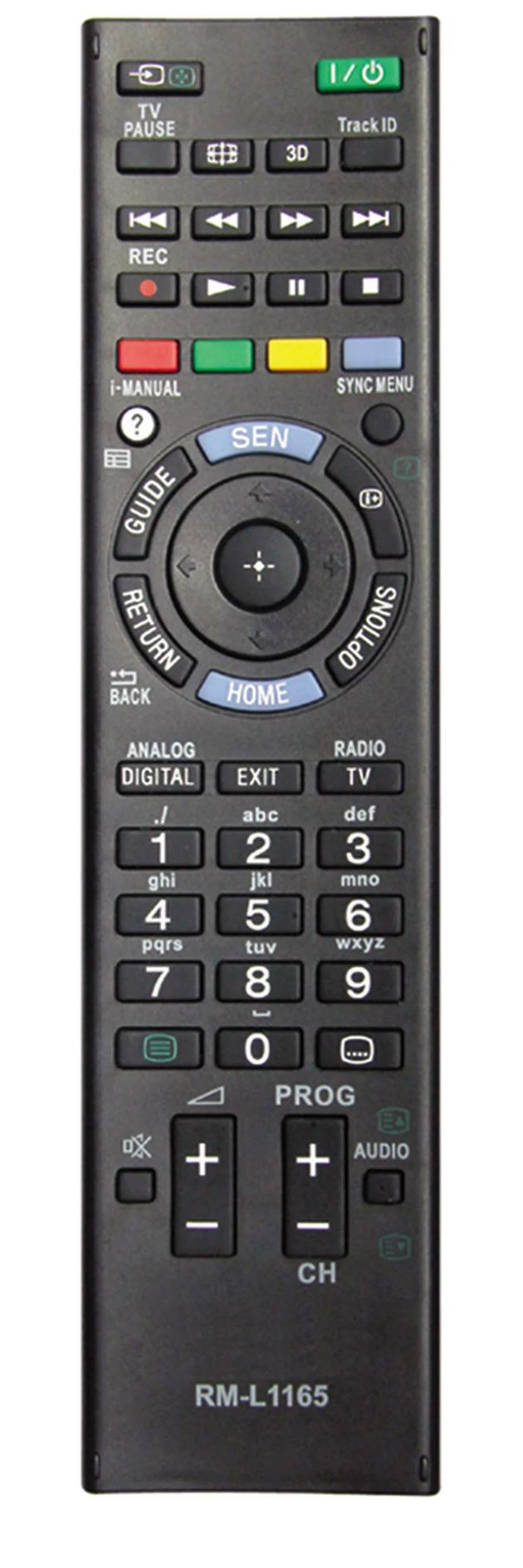 REMOTE ĐIỀU KHIỂN TIVI SONY SMART RM-L1165 dieu khien tv sony