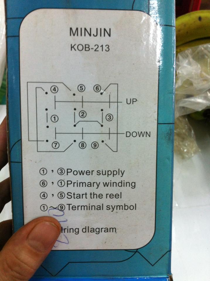 Công tắc máy tời điện KOB - 213