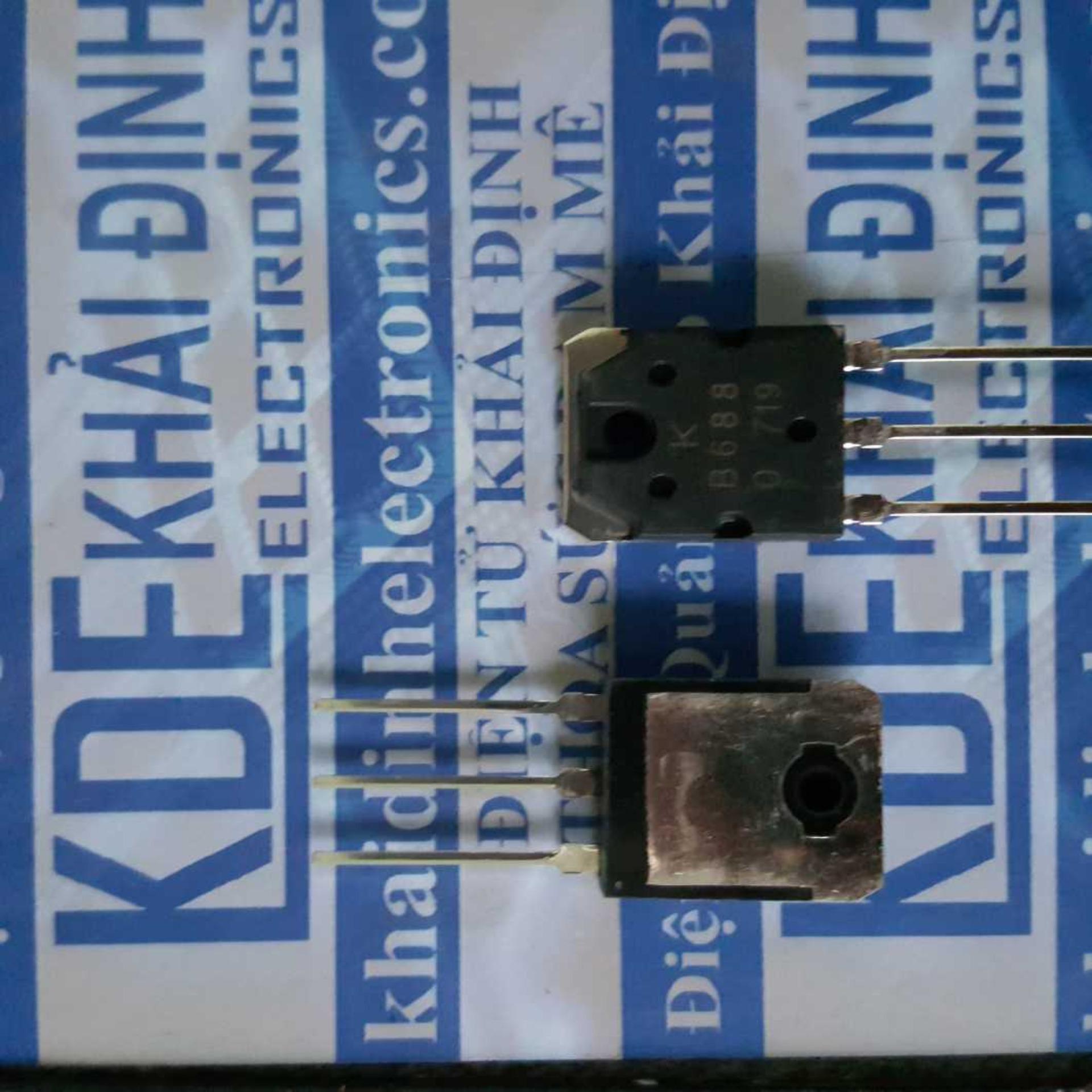3 con 2sb688 b688 pnp 8a 120v 80w to-3p kde3698
