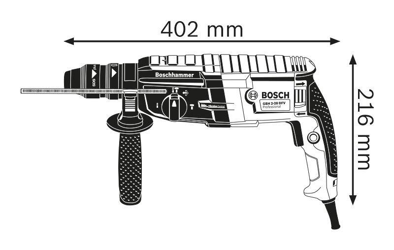 Máy khoan búa Bosch GBH 2-28 DFV