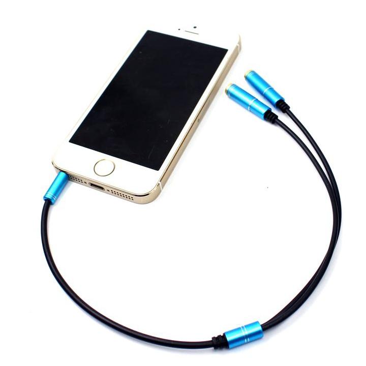Dây chia jack loa chuẩn 3.5 mm từ 1 ra 2 loại tốt