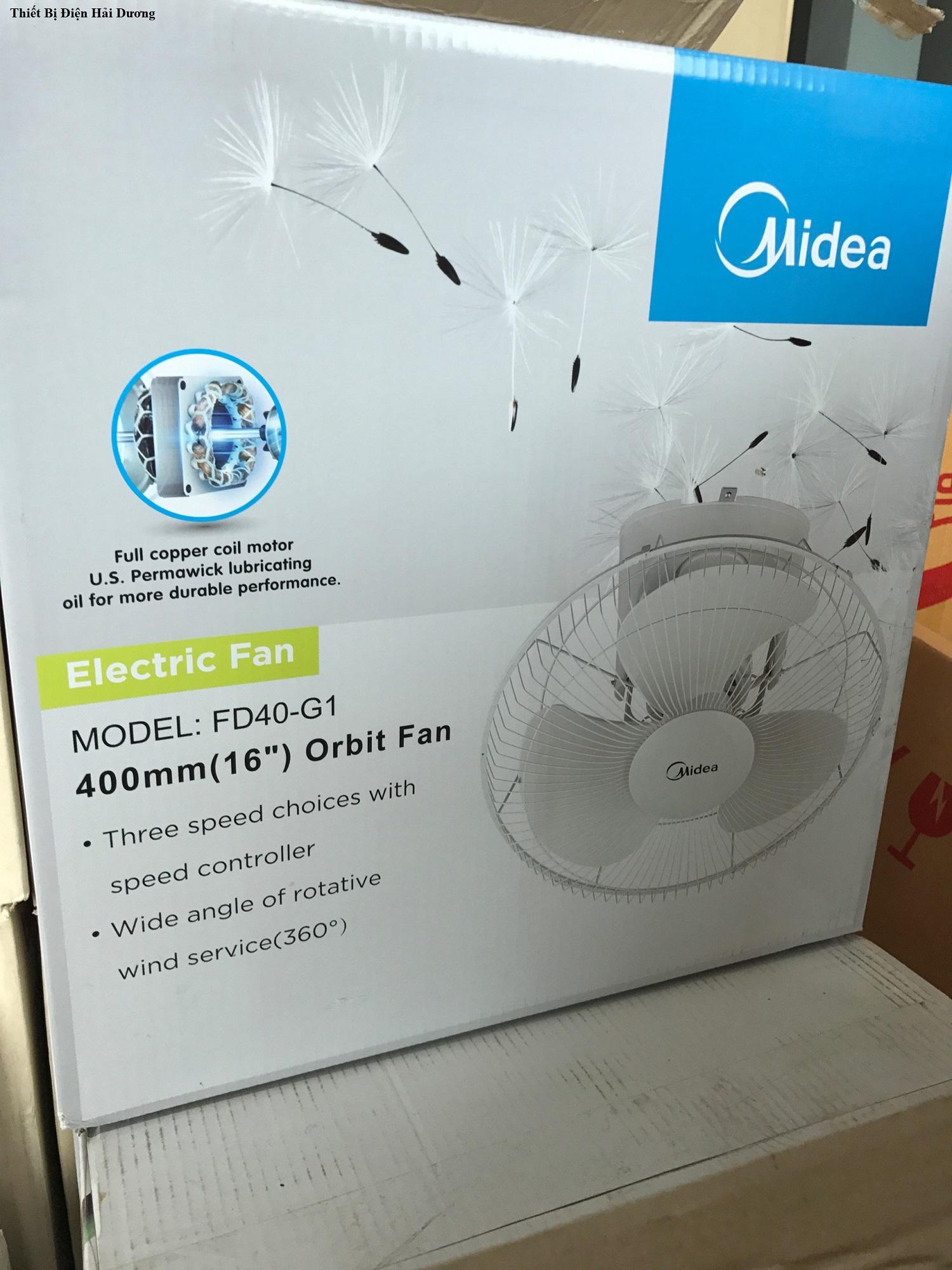 Quạt đảo trần Midea FD40-G1 (Trắng)