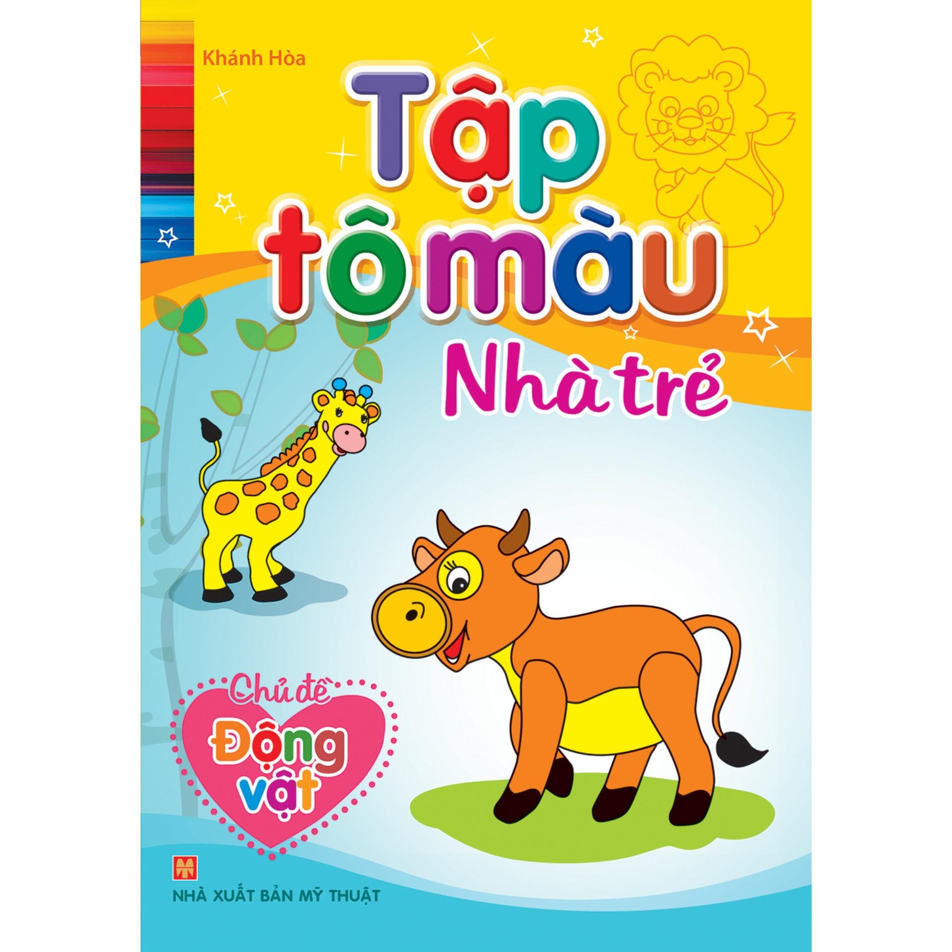 Sách: Tập Tô Màu Nhà Trẻ ( Túi 8 Cuốn)
