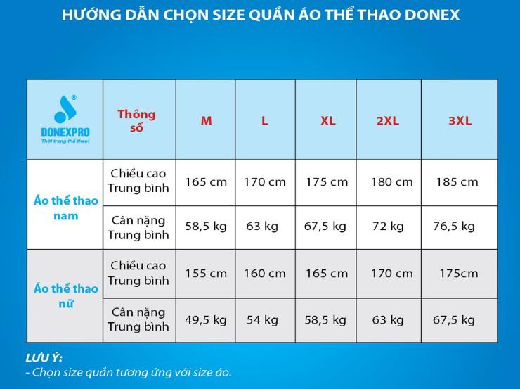 Áo thun nam (áo phông) thể thao Donexpro (tập thể dục, dã ngoại..)