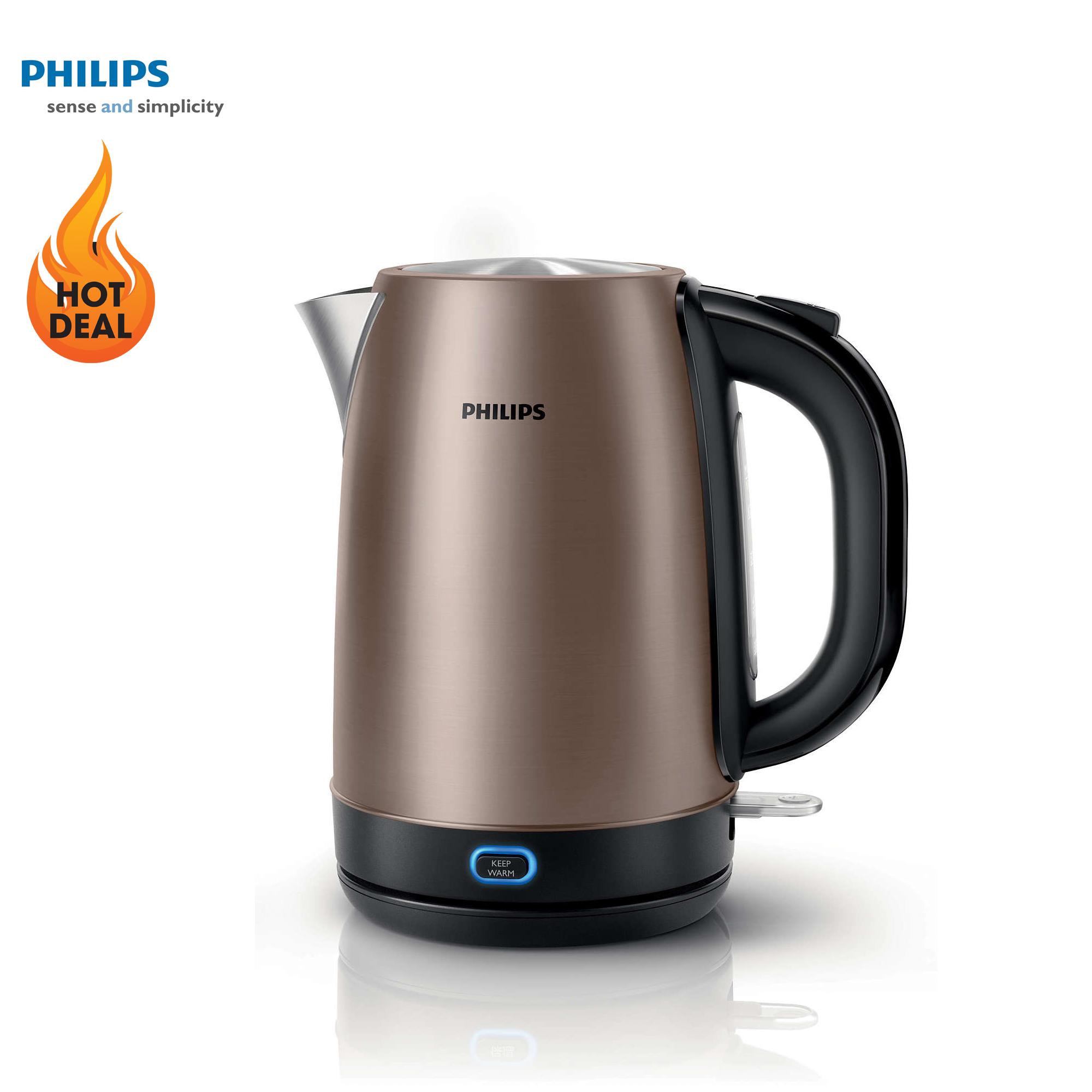 Ấm đun siêu tốc Philips HD9332 1.7L - Hàng nhập khẩu