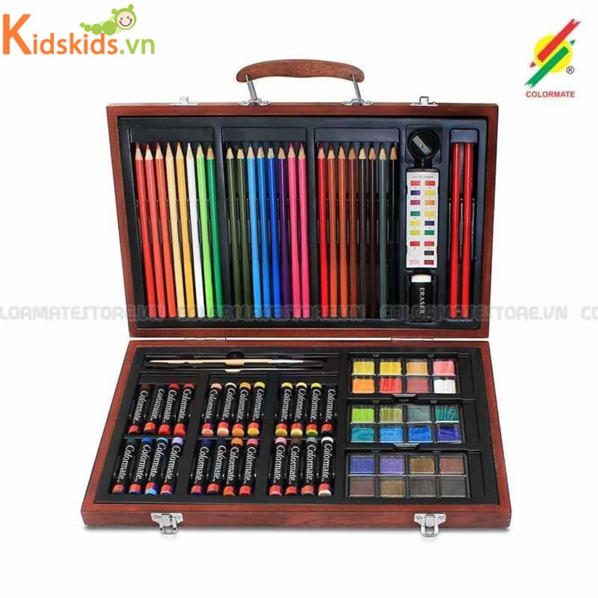 Bút màu hộp gỗ M 83 Colormate