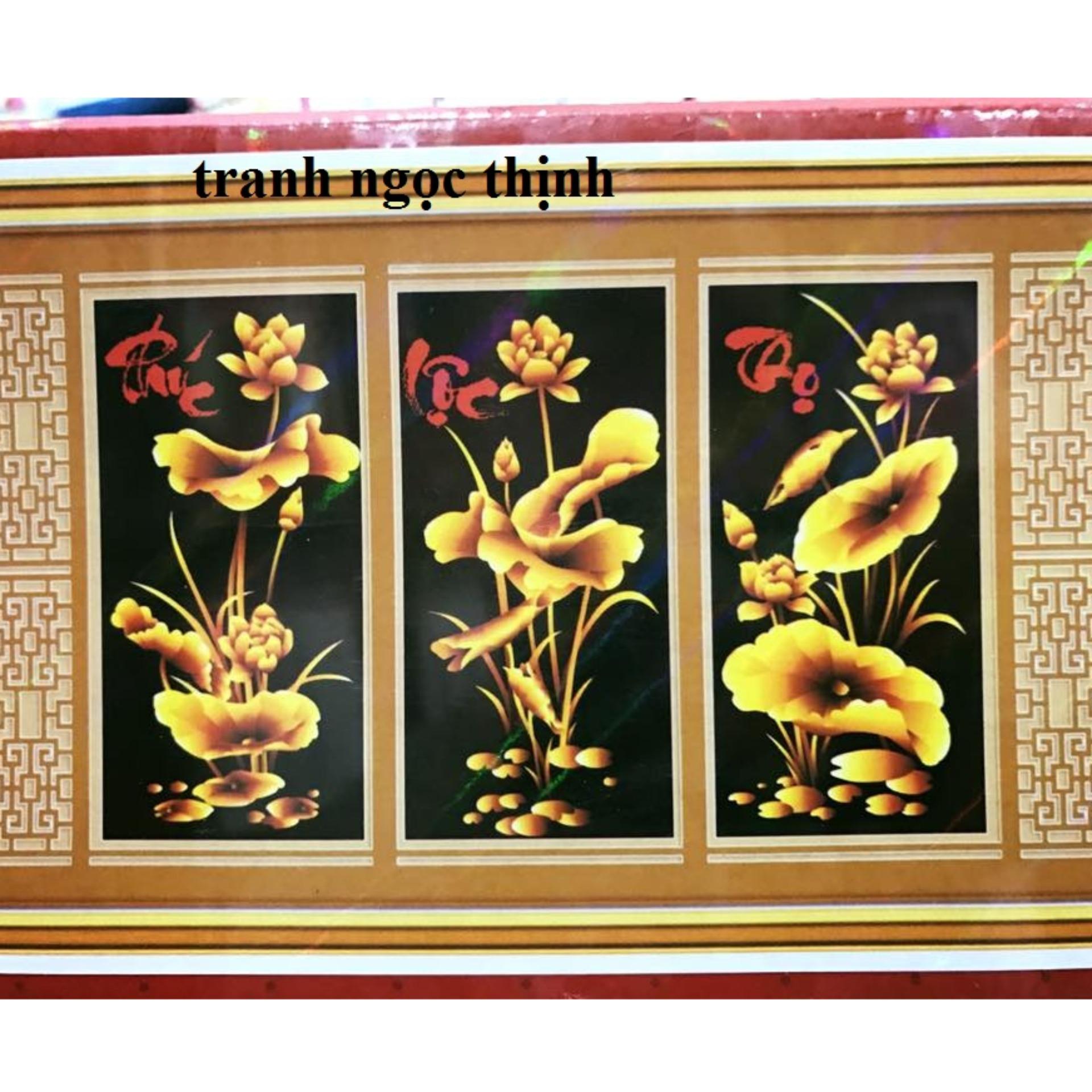 Tranh Đính Đá 5D - Phúc Lộc Thọ