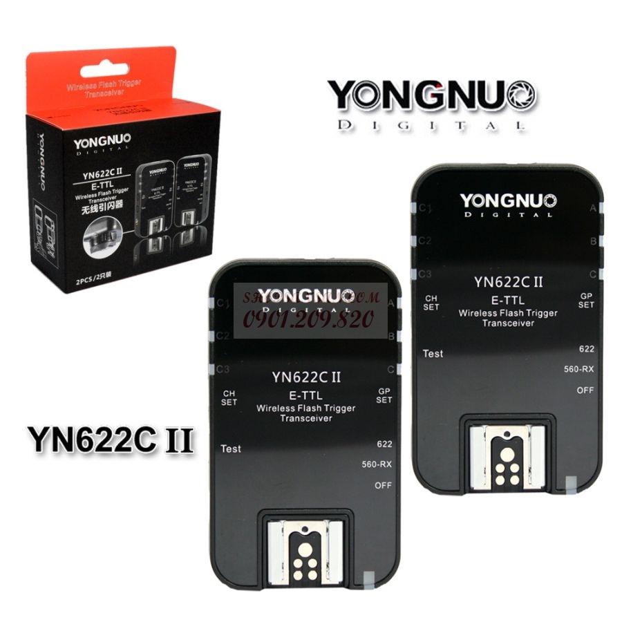 [HCM]Bộ kích đèn Wireless Flash Trigger YongNuo YN-622C E-TTL (Đen)(Đen)