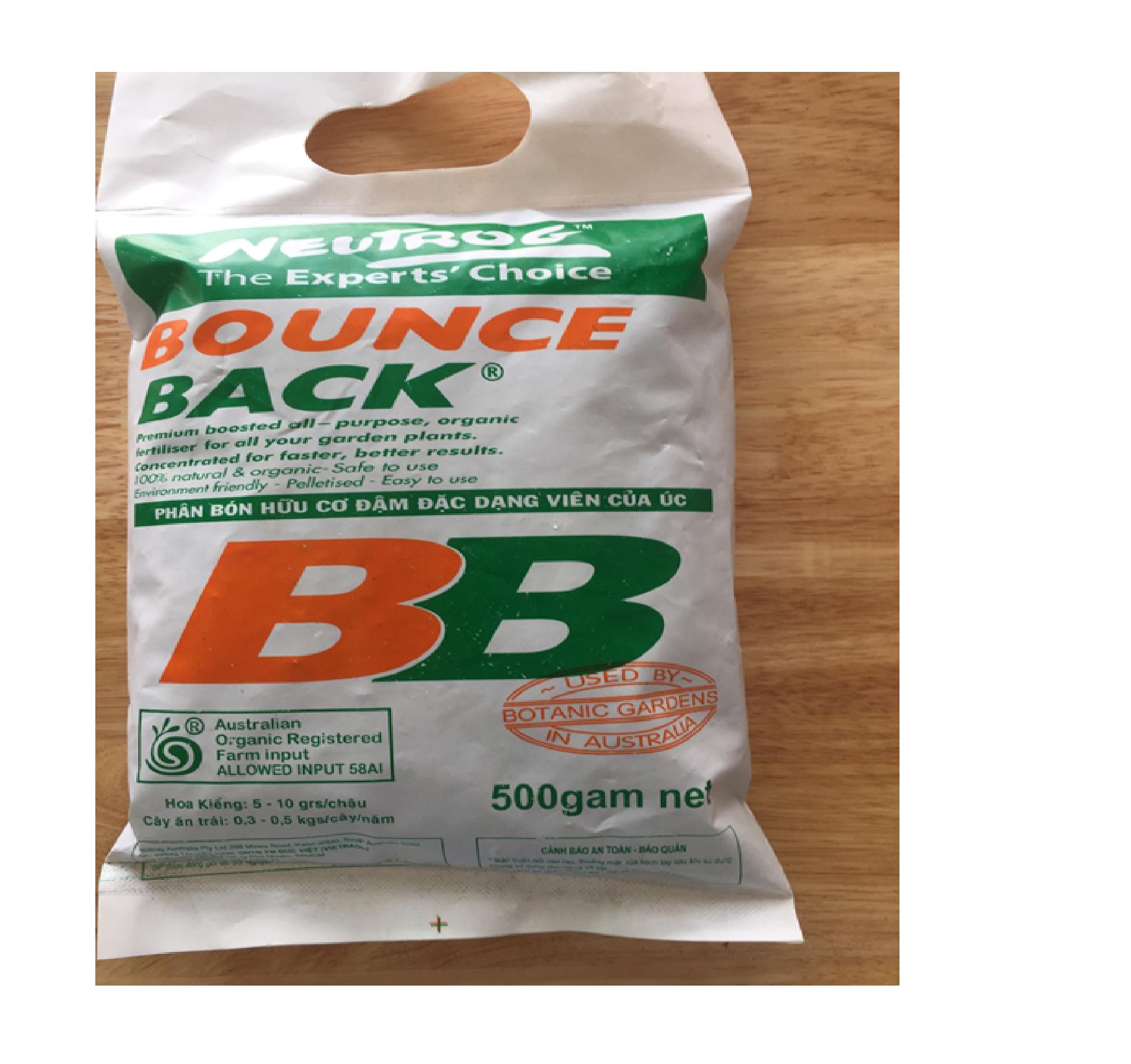 Phân hữu cơ đậm đặc dạng viên Bounce Back 02 gói