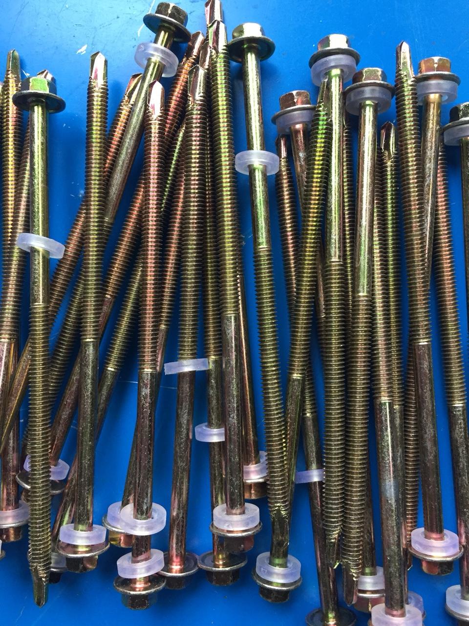 Vít bắn tôn 12F, vít bắn sắt. Bộ 100 vít bắn tôn 12F cao cấp tặng kèm 1 đầu bắn siêu hút