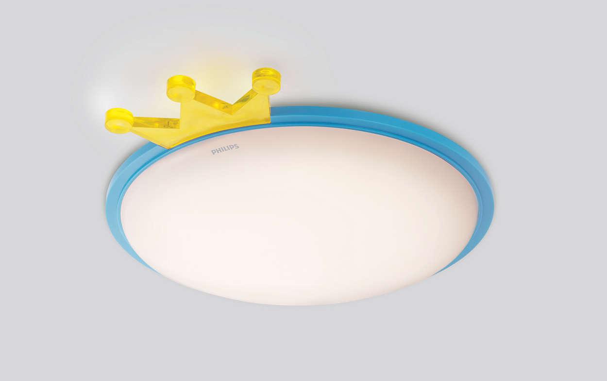 Đèn trần phòng trẻ em Philips LED Princess 62236 22W