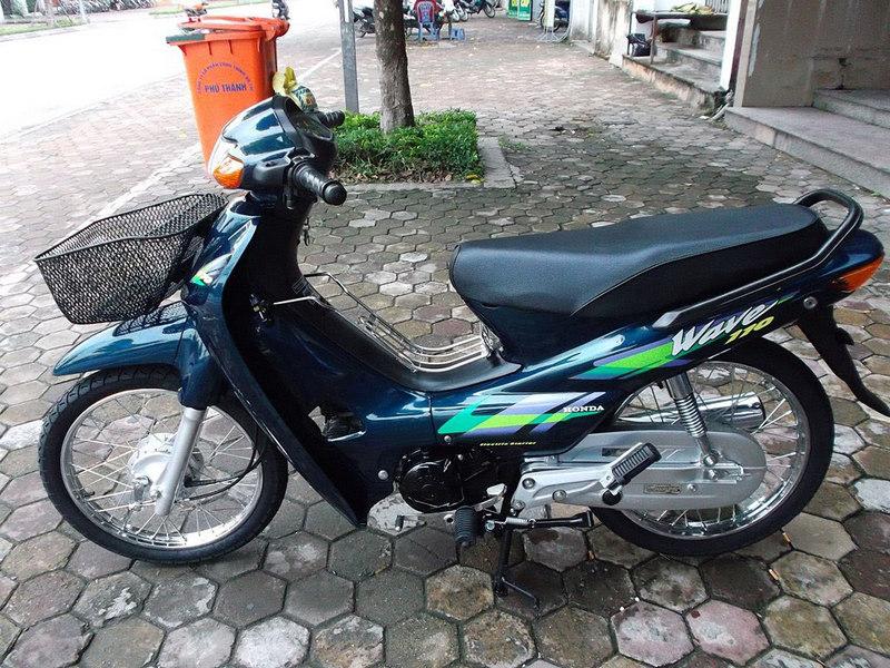 Tem trang trí xe máy Wave THÁI 110 , Tem ZIN 3 lớp ĐỜI 2000 (MÀU XANH NHỚT )