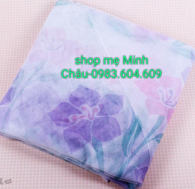 Mùng/ màn Tuyn hoa  03m [LOẠI 1, BỀN, ĐẸP công nghệ NHẬT]