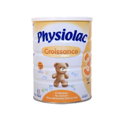 Sữa Physiolac Croissance số 3 - 900g (1 - 3 tuổi) (hộp thiếc)