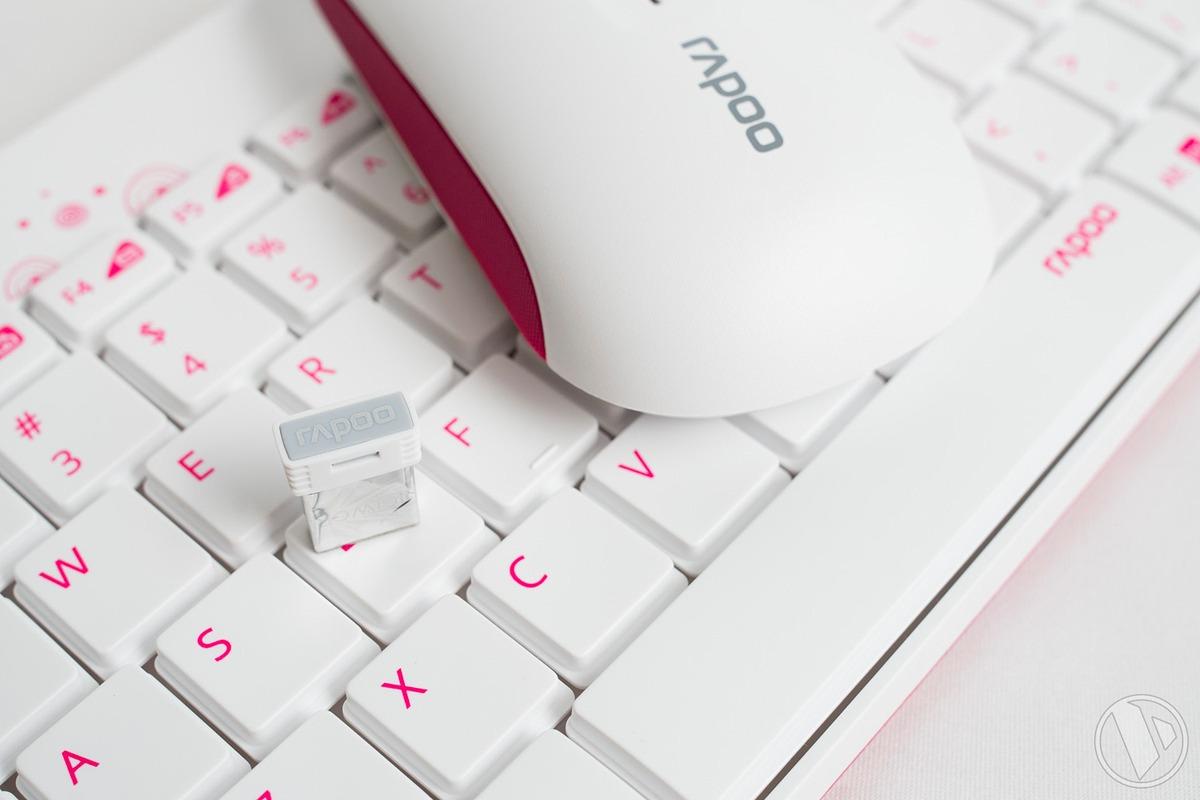 Bộ bàn phím chuột không dây Rapoo 8000 USB-Wireless