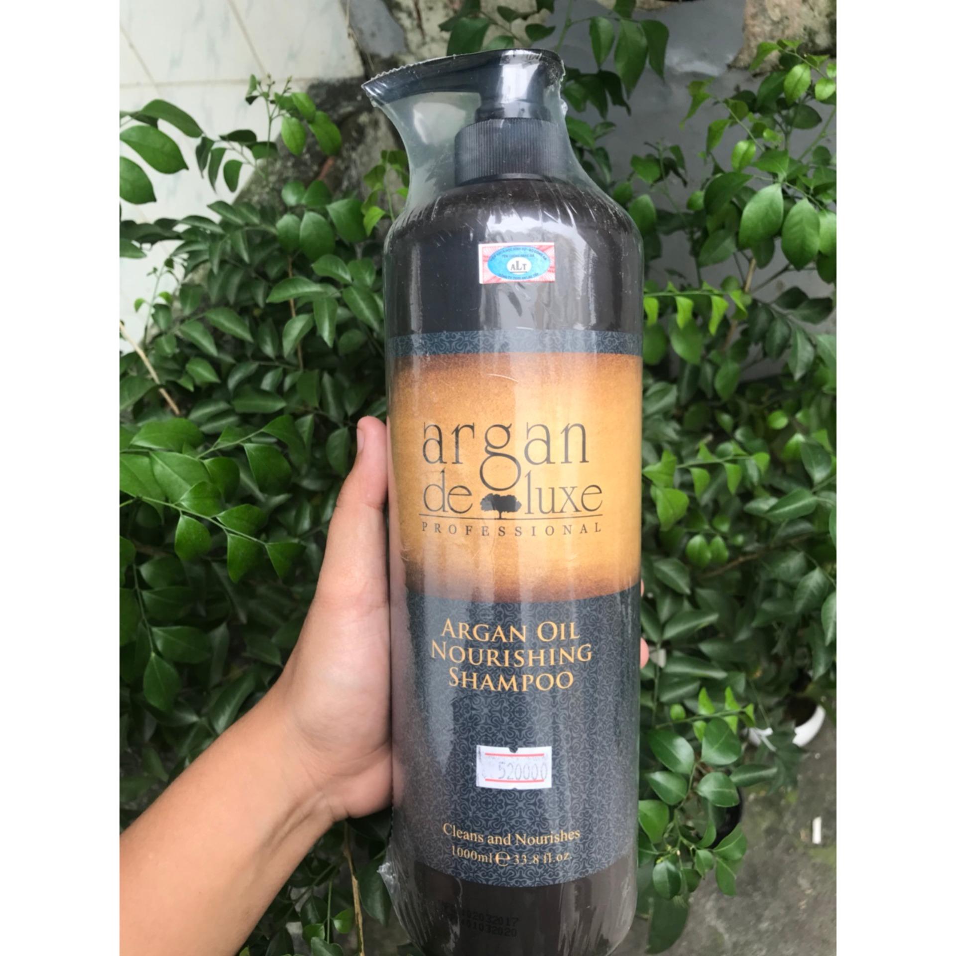 Dầu gội phục hồi tóc hư tổn Argan Deluxe Shampoo 1000ml