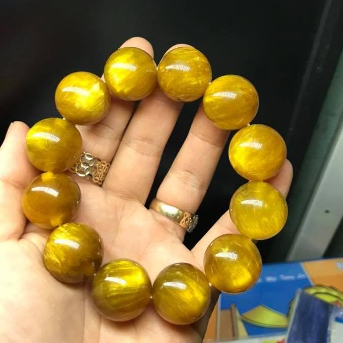 [HCM]VÒNG TAY DƯƠNG BIỂN VÀNG 18LY