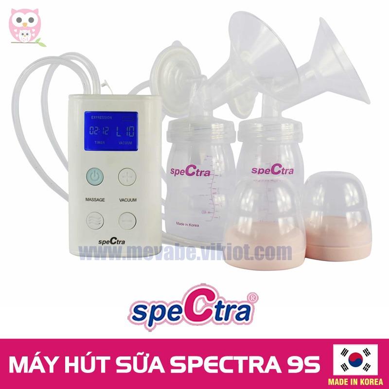 Máy hút sữa điện đôi Spectra 9S Made in Korea (có thể dùng pin)