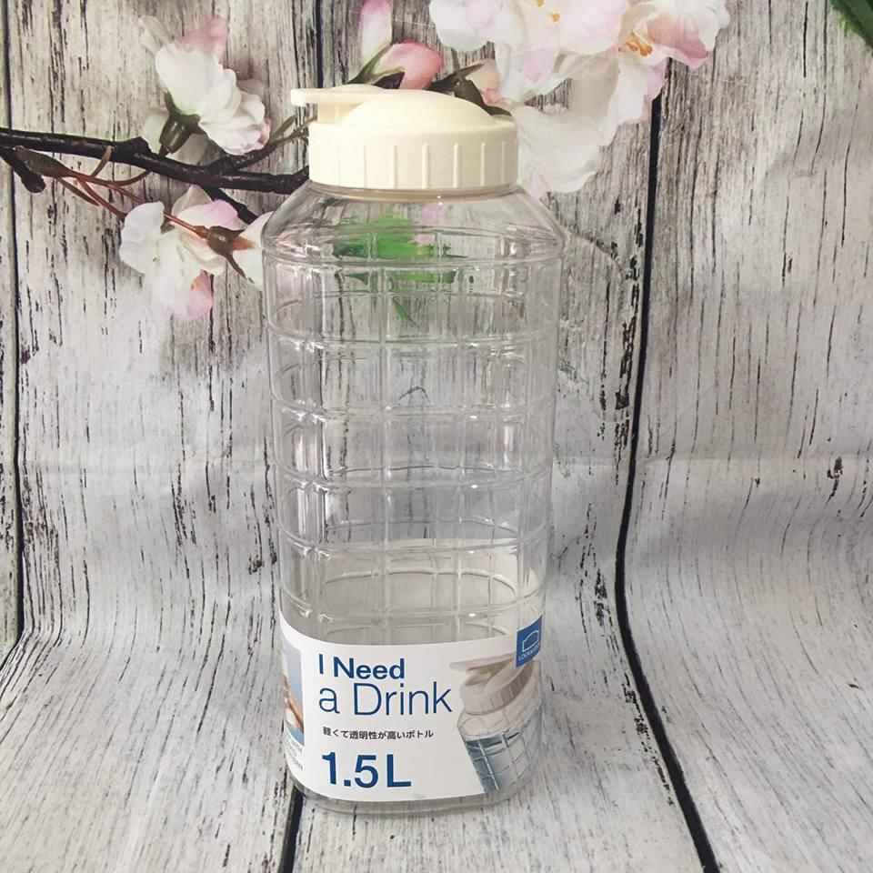 BÌNH NƯỚC 1.5 LÍT LOCK & LOCK MẪU MỚI HAP812