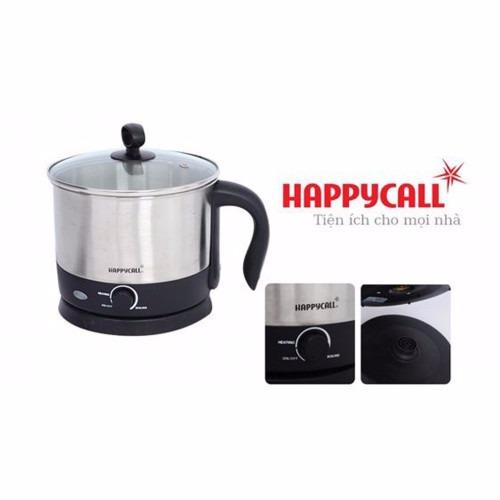 Nồi Điện Siêu Tốc Đa Năng INOX Happycall 1,5lit ( Nấu mỳ, đun nước, ăn lẩu mini.....)
