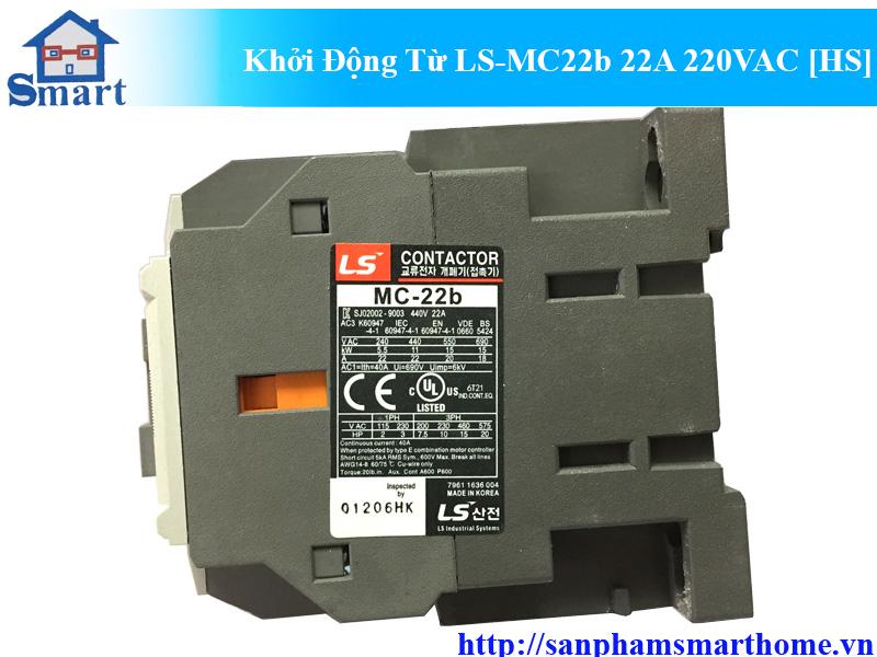 Khởi Động Từ LS-MC22b 22A 220VAC HS