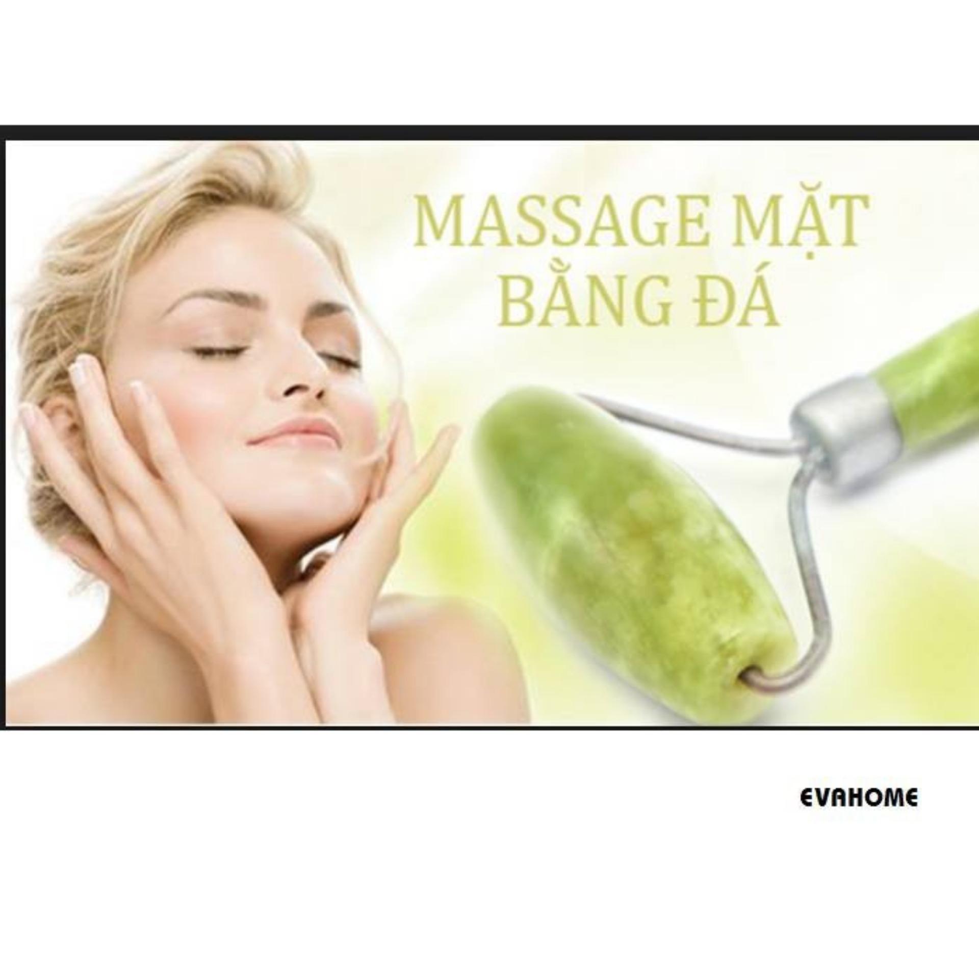 Cây lăn massage mặt bằng đá ngọc bích