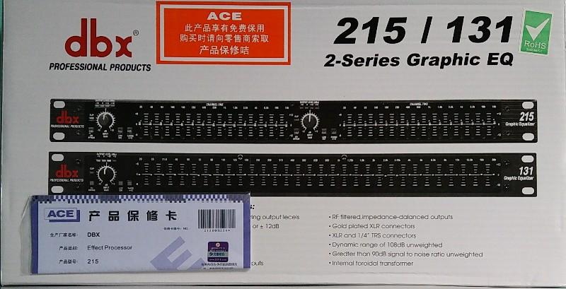 [HCM]Lọc xì Equalizer DBX 215 (Tặng 4 Jack chuyển 6ly ra AV)