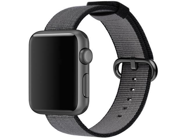 Dây đeo cho Apple Watch, Black Woven Nylon 38mm
