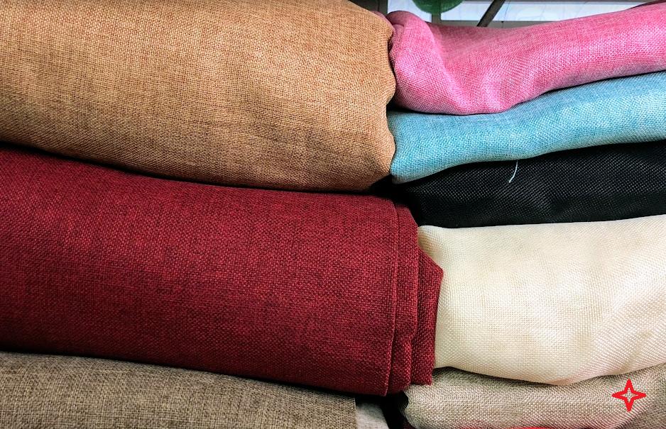 1 mét vải bố linen màu vàng bố (Khổ 1m5)