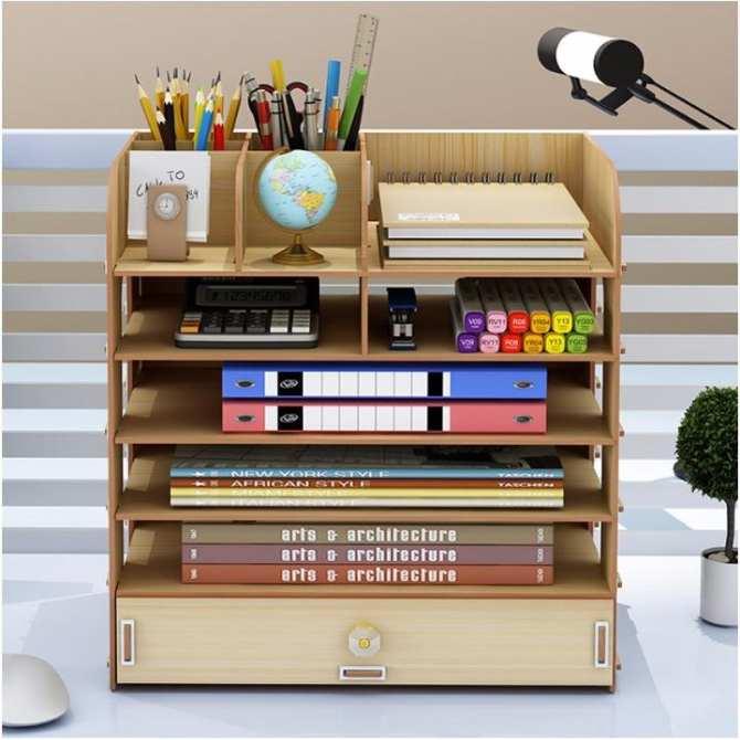 Kệ sách gỗ mini để bàn B05
