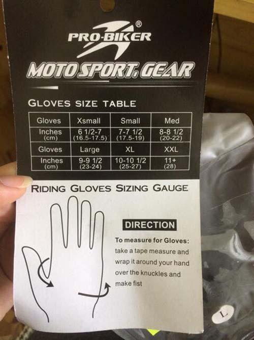 Găng tay Pro-Biker cụt ngón