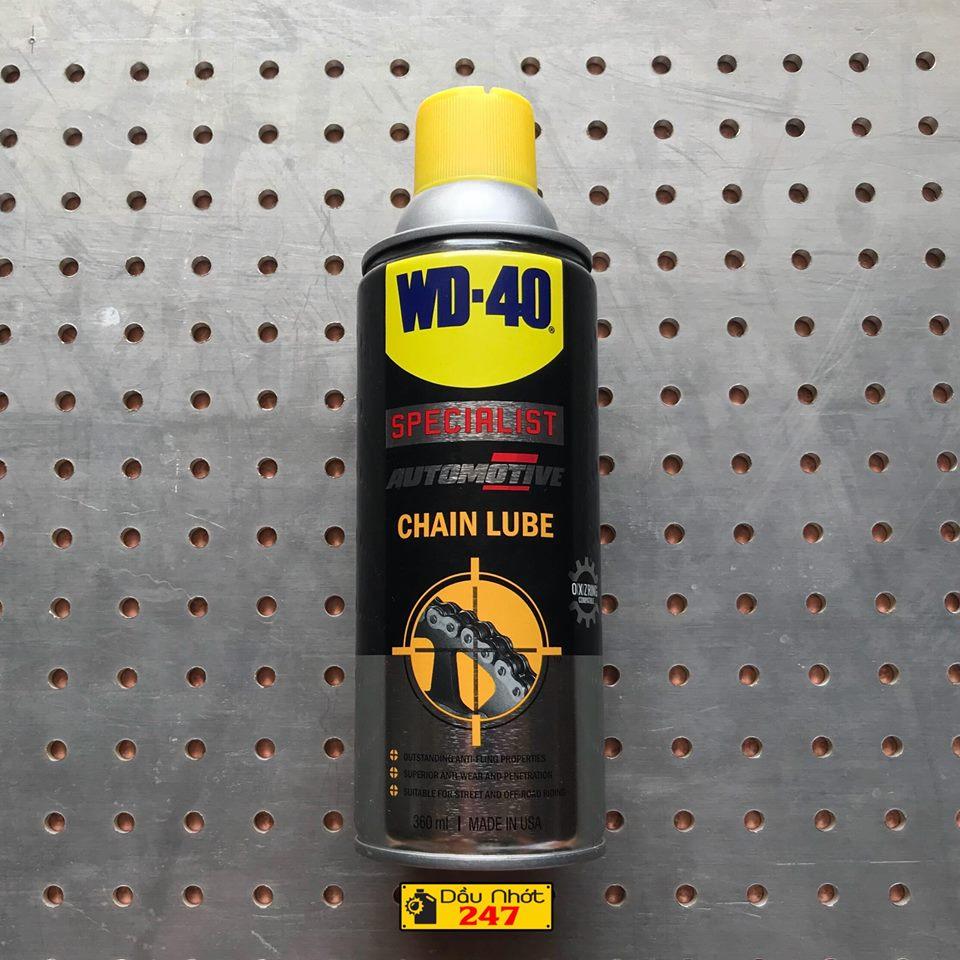 Chai xịt dưỡng sên/xích WD40 Chain Lube