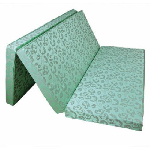 Đệm Bông Ép Tinh Khiết Gập 3 - Sông Hồng Vỏ Vải Gấm Tinh Xảo - Kích Thước 120x200x9cm