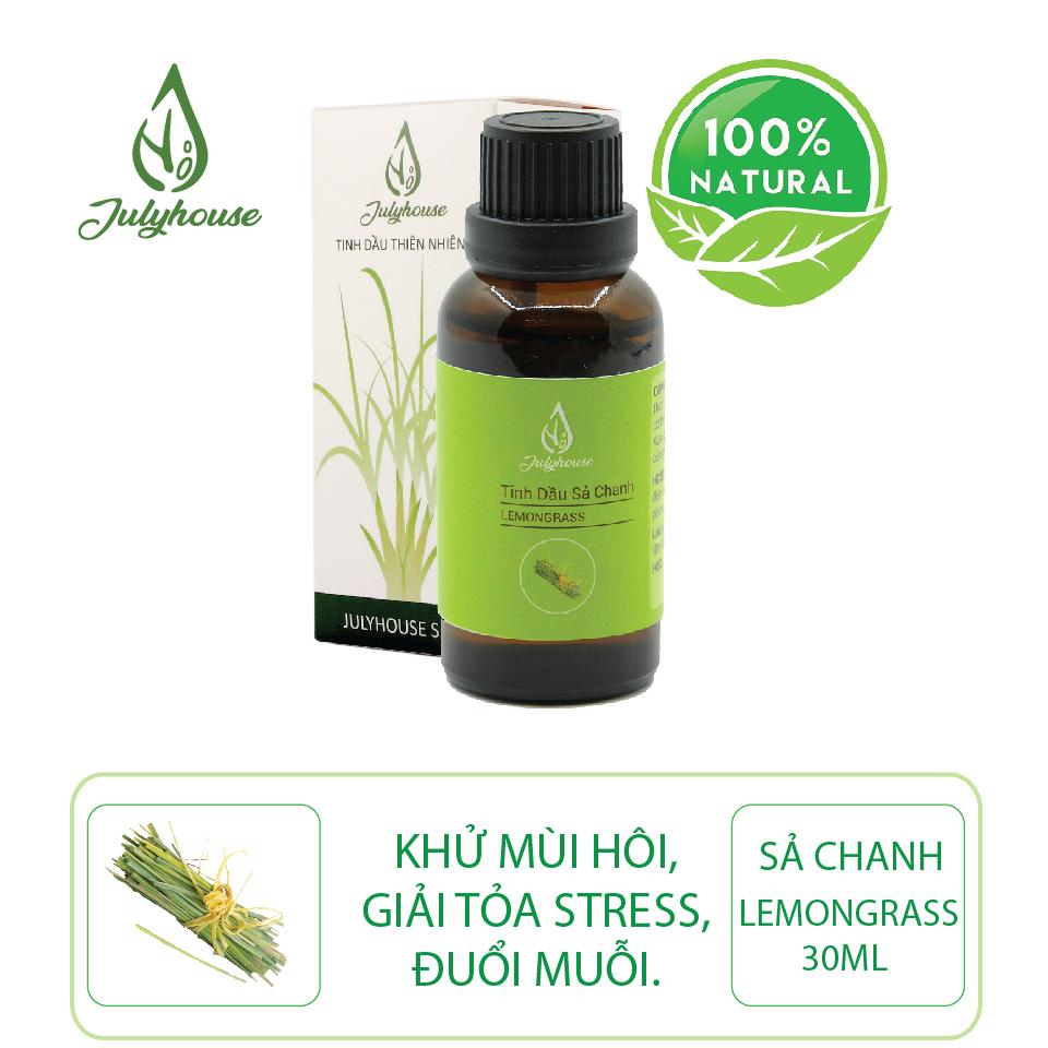 Lemongrass essential oil essential oil 30ml with Julyhouse diffused shell