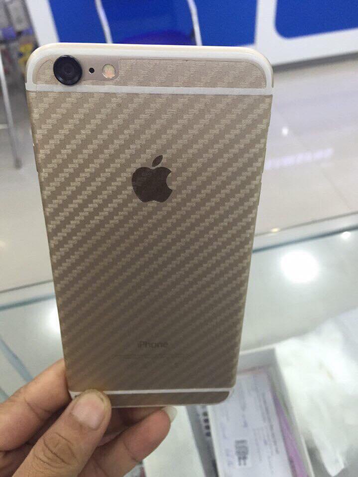 Bộ 3 Miếng dán Carbon mặt lưng cho iphone 6 plus/ 6s plus